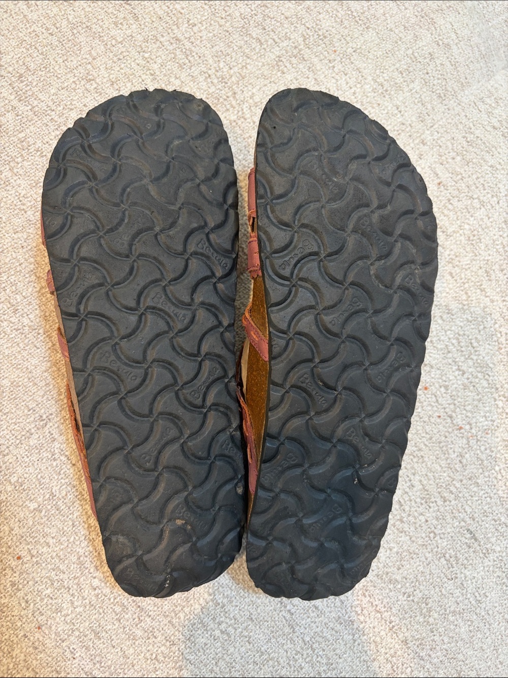 Women's Betula Birkenstock Casual Studded Slide Sandals - Dusty Rose - Picture 3 of 3